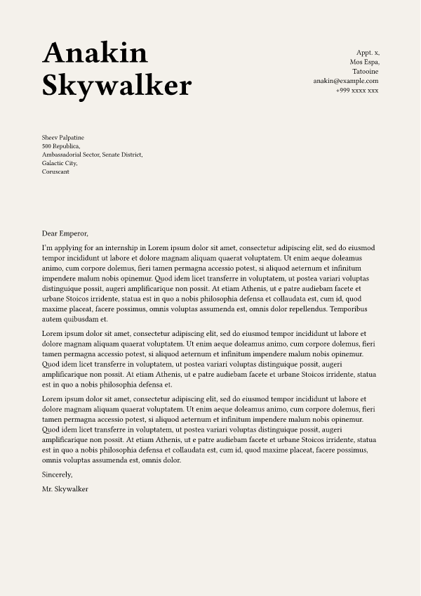 Fireside template preview