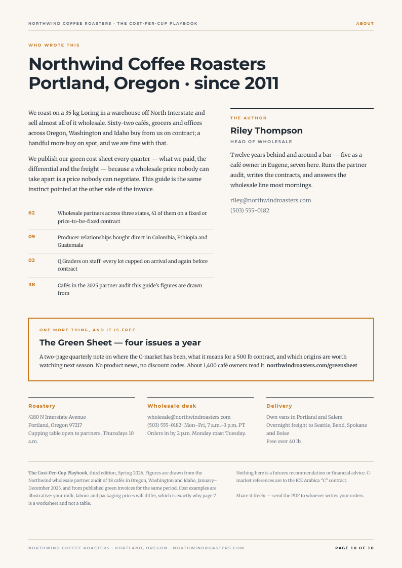 Harvest Wedge eBook lead magnet template, page 10 of 10