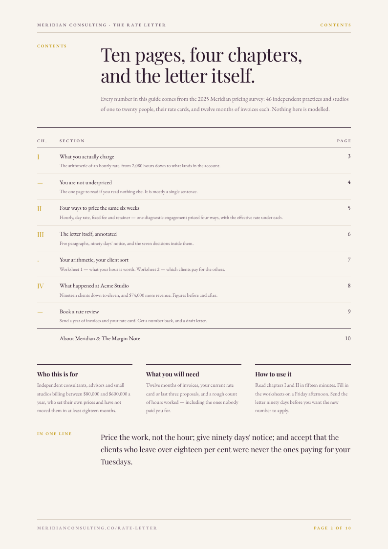 Long Measure eBook lead magnet template, page 2 of 10